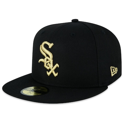 Boné New Era 59fifty Fitted Chicago White Sox World Series Metallic Adulto - Foto 1