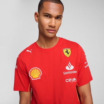 Camiseta Puma Scuderia Ferrari Team - Masculina - Foto 3