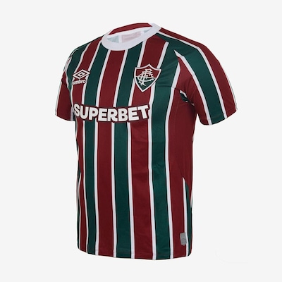 Camisa Umbro Fluminense Of.1 2025 - Infantil - Foto 2