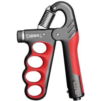 Hand Grip Gold Sports Garra Carga de 5 a 100 kgs Mola Aço Carbono com Contador - Foto 1
