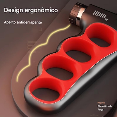 Hand Grip Gold Sports Garra Carga de 5 a 100 kgs Mola Aço Carbono com Contador - Foto 4