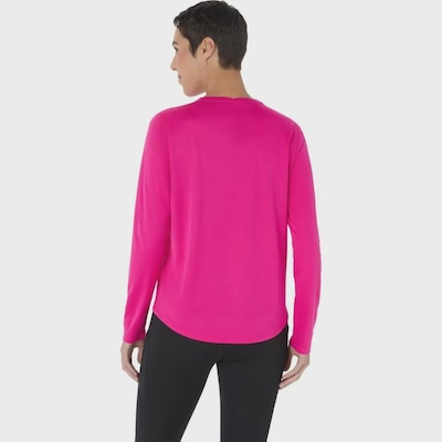 Camiseta Manga Longa Asics Knit - Feminina - Foto 2