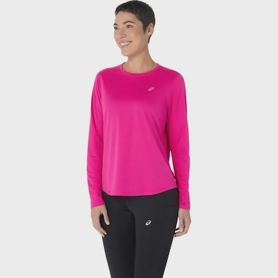 Camiseta Manga Longa Asics Knit - Feminina - Foto 3