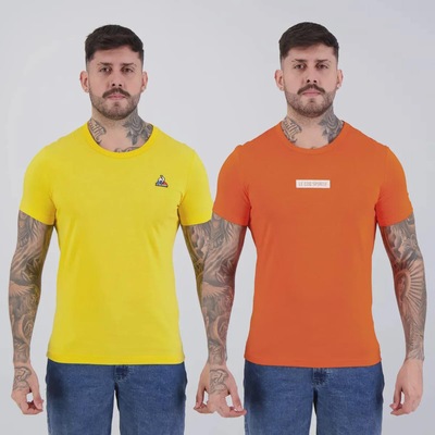 Camiseta Le Coq Sportif I - 2 Unidades - Masculina - Foto 1