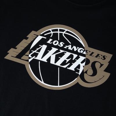 Camiseta New Era Regular NBA Los Angeles Lakers Core - Masculina - Foto 3