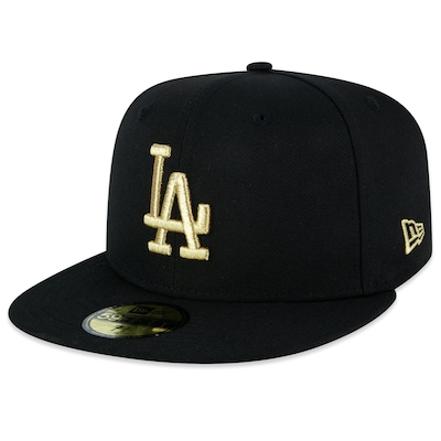 Boné New Era 59fifty Fitted Los Angeles Dodgers World Series Metallic - Adulto - Foto 1