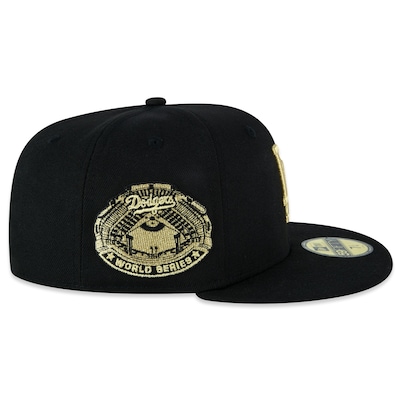 Boné New Era 59fifty Fitted Los Angeles Dodgers World Series Metallic - Adulto - Foto 5