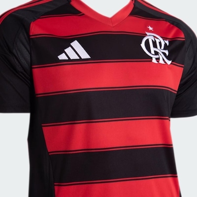 Camisa do Flamengo Uniforme 1 25/26 adidas - Masculina - Foto 3