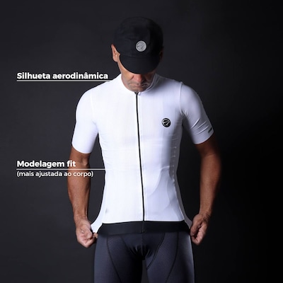 Kit de Camisa de Ciclismo Mauro Ribeiro Fiber 2.0 Slim + Meia - Masculina - Foto 3