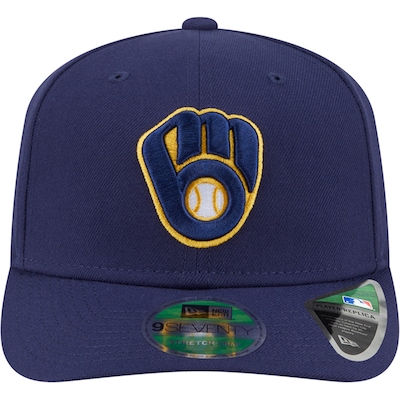 Boné New Era 9seventy Stretch Snap MLB Player Replica Milwaukee Brewers - Adulto - Foto 3