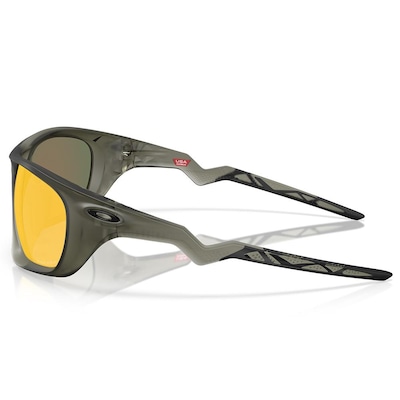 Óculos de Sol Oakley Unissex Lateralis Matte Olive Ink Prizm - Foto 2