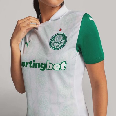 Camisa Polo do Palmeiras II 25 Puma Feminina Torcedora - Foto 2