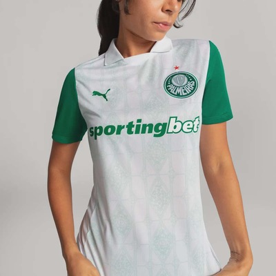 Camisa Polo do Palmeiras II 25 Puma Feminina Torcedora - Foto 4