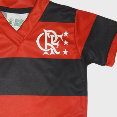 Camisa do Flamengo Liga Retro 10 - Infantil - Foto 3