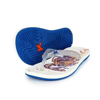 Chinelo Kenner Summer Old School - Infantil - Foto 4