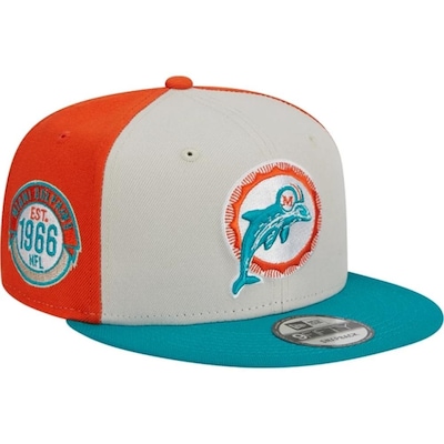 Boné Aba Reta New Era 950 Miami Dolphins Sideline Histórico - Adulto - Foto 4