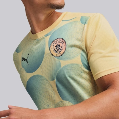 Camisa Puma Manchester City Pré-jogo 2025 - Masculina - Foto 4