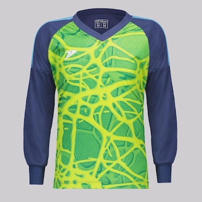 Camisa Manga Longa Poker Goleiro Fio - Infantil - Foto 1