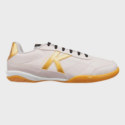 Chuteira Futsal Kelme Flamenco Dourada Leve E Confortável - Masculina - Foto 1