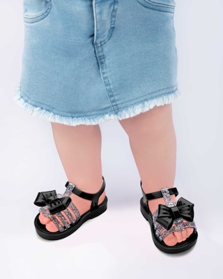 Sandália de Bebê Barbie Lux Extra Grendene Kids - Infantil - Foto 4