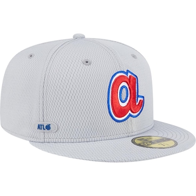 Boné New Era 59fifty Fitted Clubhouse 2025 Atlanta Braves - Masculino - Foto 2