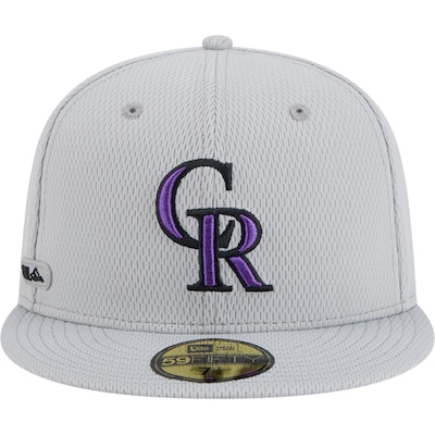 Boné New Era 59fifty Fitted Clubhouse 2025 Colorado Rockies - Masculino - Foto 3