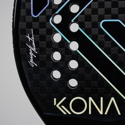 Raquete Beach Tennis Kona Kdoze White 12k 2025 - Foto 2