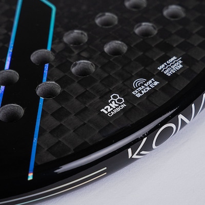 Raquete Beach Tennis Kona Kdoze White 12k 2025 - Foto 4