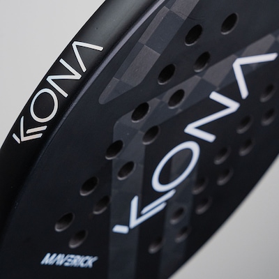Raquete Beach Tennis Kona Maverick Black 18k 2025 - Foto 2