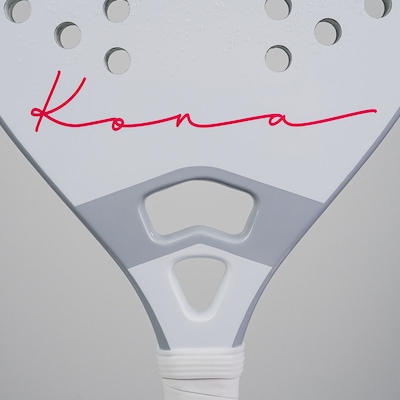 Raquete Beach Tennis Kona One White 3k 2025 - Foto 5
