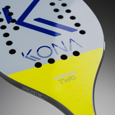 Raquete Beach Tennis Kona Maddox Two Kevlar/carbono 12k 2025 - Foto 4
