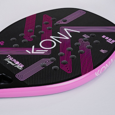 Raquete Beach Tennis Kona Thunder Pink 3k Raquel Lotte 2025 - Foto 4