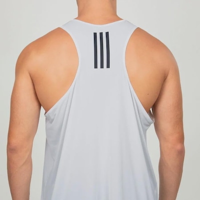 Camiseta Regata adidas Own The Run Três Listras - Masculina - Foto 3