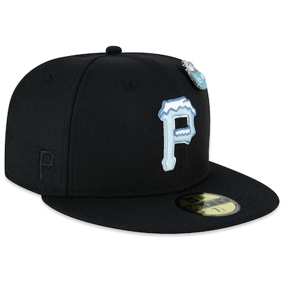 Boné New Era 59fifty Fitted Pittsburgh Pirates Marshmallow Pin - Masculino - Foto 2