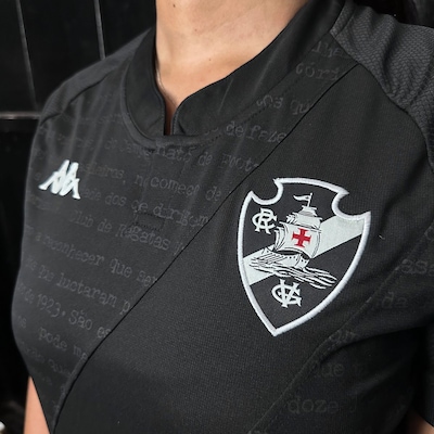 Camisa do Vasco da Gama 3 Kappa 2024 - Feminina - Foto 3
