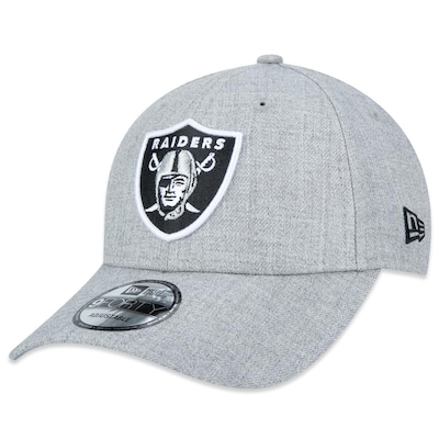 Bone Aba Curva New Era 9FORTY NFL Las Vegas Raiders Core - Adulto - Foto 4
