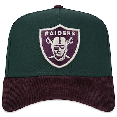 Bone Aba Curva New Era 9FORTY A-Frame NFL Las Vegas Raiders Core - Adulto - Foto 1