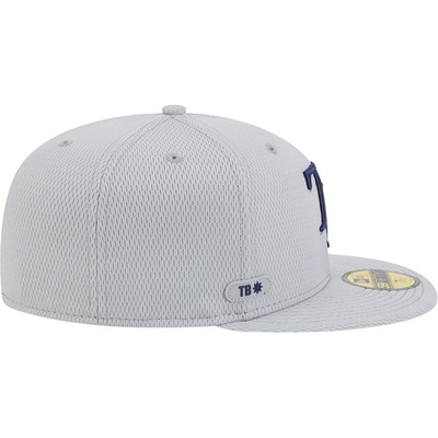 Bone New Era 59FIFTY Fitted Clubhouse 2025 Tampa Bay Rays Masculino MBP25BON391 - Foto 5