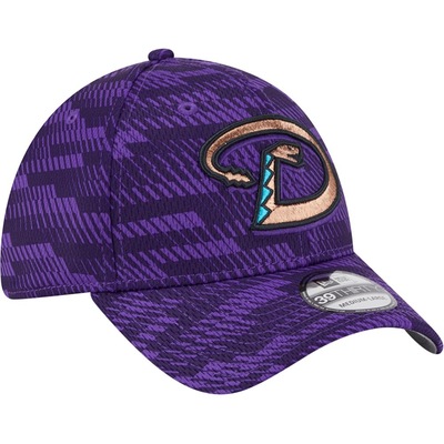 Boné Aba Curva New Era 39THIRTY Stretch Snap Clubhouse 2025 Arizona Diamondbacks - Adulto - Foto 2