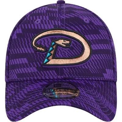 Boné Aba Curva New Era 39THIRTY Stretch Snap Clubhouse 2025 Arizona Diamondbacks - Adulto - Foto 3