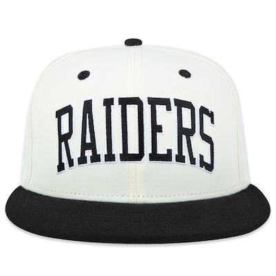 Bone Aba Reta New Era 59FIFTY Fitted NFL Las Vegas Raiders Core - Adulto - Foto 1