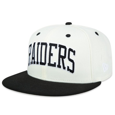 Bone Aba Reta New Era 59FIFTY Fitted NFL Las Vegas Raiders Core - Adulto - Foto 3