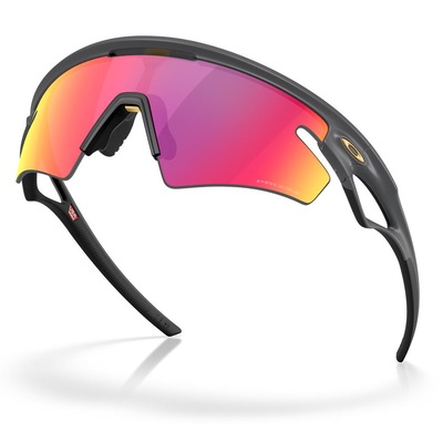 Óculos de Sol Oakley Sphaera Slash Matte Carbon Prizm Road - Unissex - Foto 4
