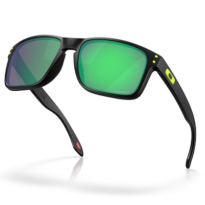 Óculos de Sol Oakley Holbrook Matte Black Prizm Road - Unissex - Foto 4