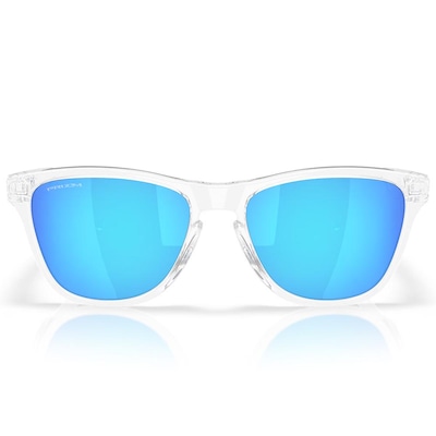 Óculos de Sol Oakley Frogskins S Polished Clear 0153 - Unissex - Foto 3