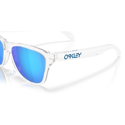 Óculos de Sol Oakley Frogskins S Polished Clear 0153 - Unissex - Foto 5