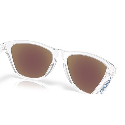 Óculos de Sol Oakley Frogskins S Polished Clear 0153 - Unissex - Foto 6