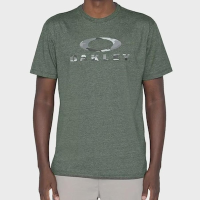 Camiseta Oakley Camo SS Tee Herb - Masculina - Foto 1