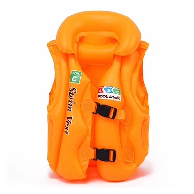 Boia Colete Inflável Gold Sports Flutuador Salva Vidas Criança e Bebê 10 a 50 kg - Foto 1
