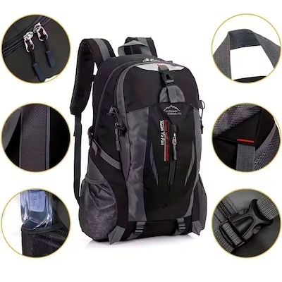Mochila Gold Sports Dobrável Master Montanhismo A Prova de Água - 40 Litros - Foto 3
